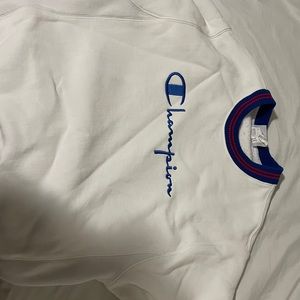 Champion crewneck! Red, white, and blue! Gently used!